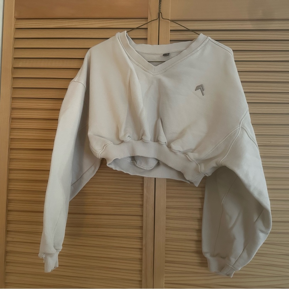 All Day LightWeight Oversized V-neck Sweatshirt